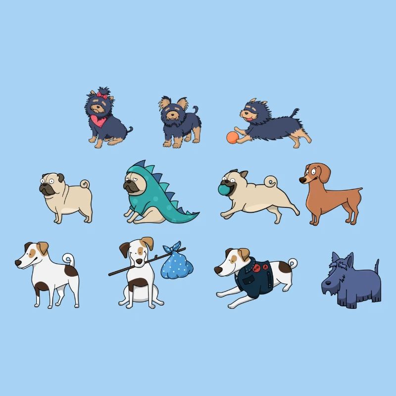 chiens mignons