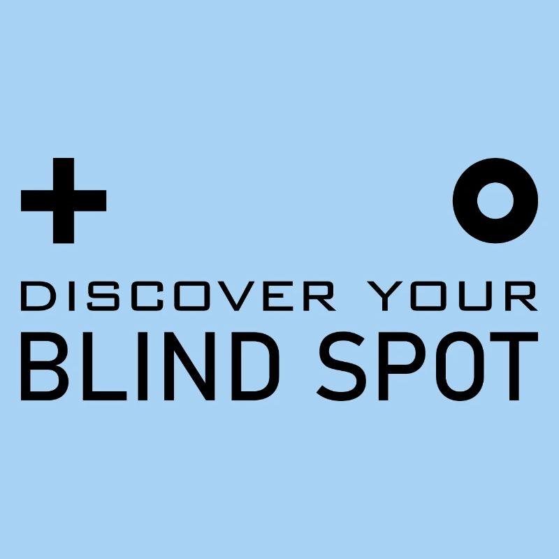 Blinder Fleck Gehirntest