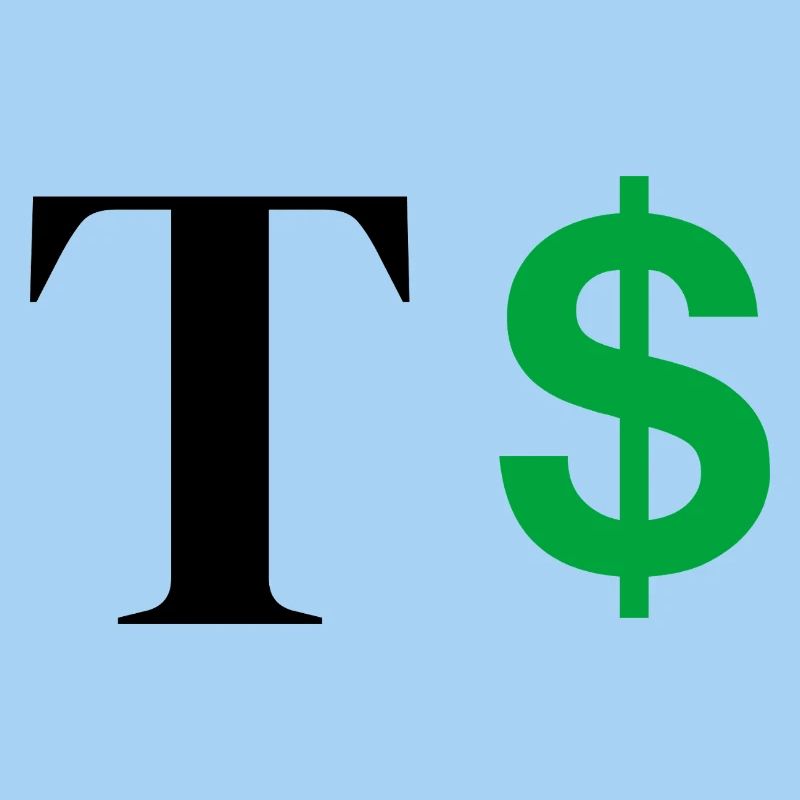Buchstabe t Dollar