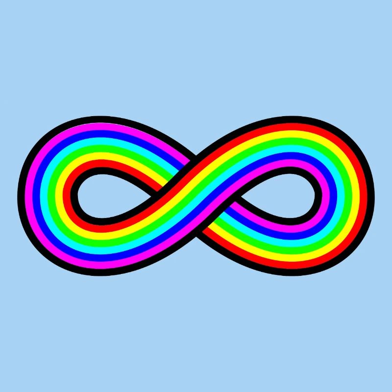 Autismus Regenbogen Unendlichkeit