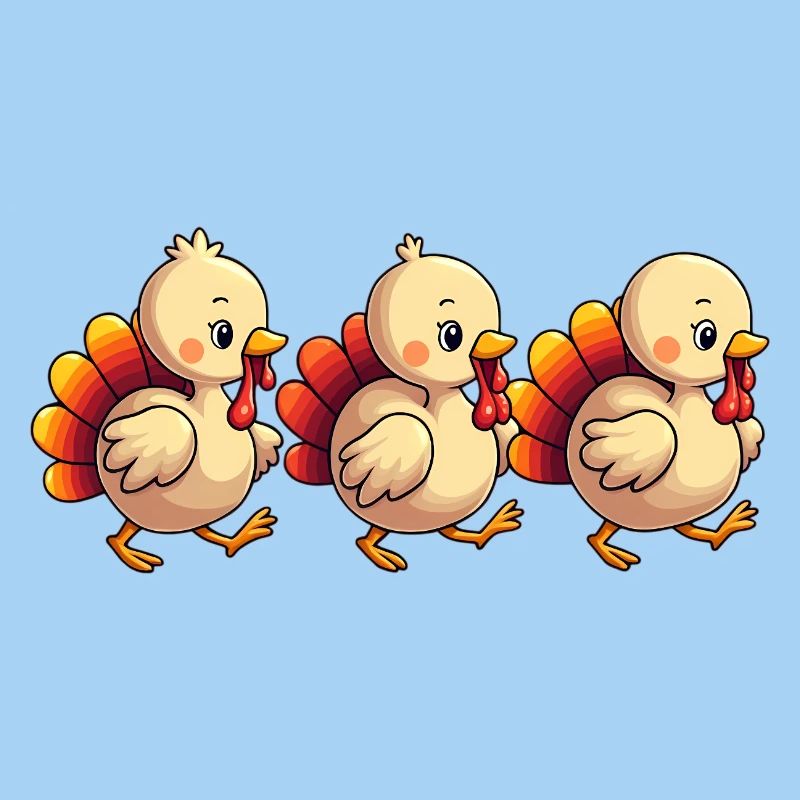 Bébé dinde de Thanksgiving