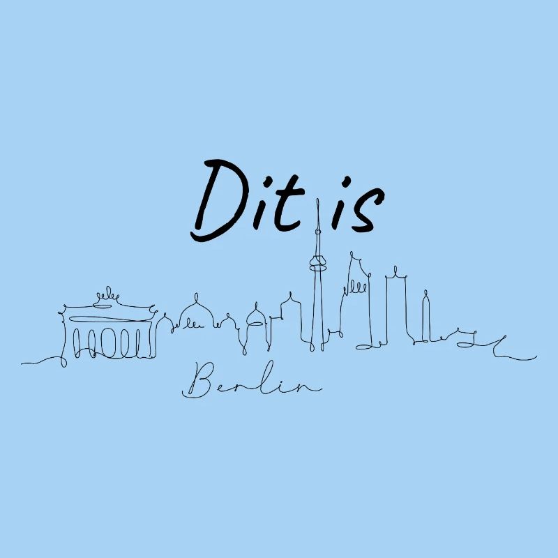 DIT IS BERLIN – SILHOUETTE DE BERLIN, CAPITALE