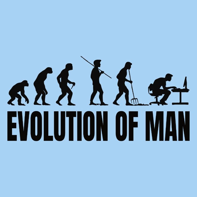 Programmierer Computerfreak Evolution