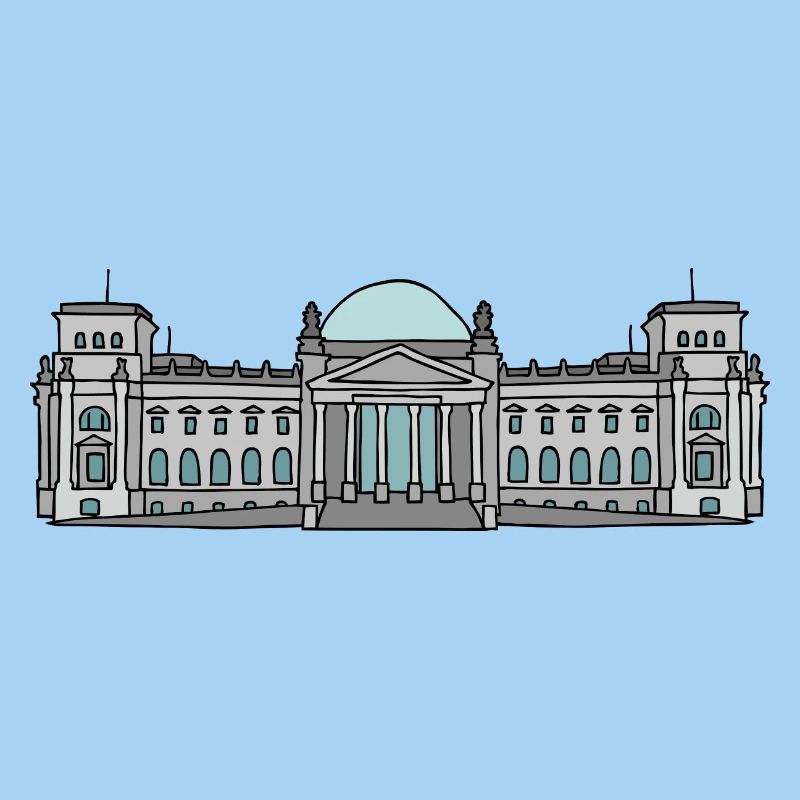 Palais du Reichstag à BERLIN c