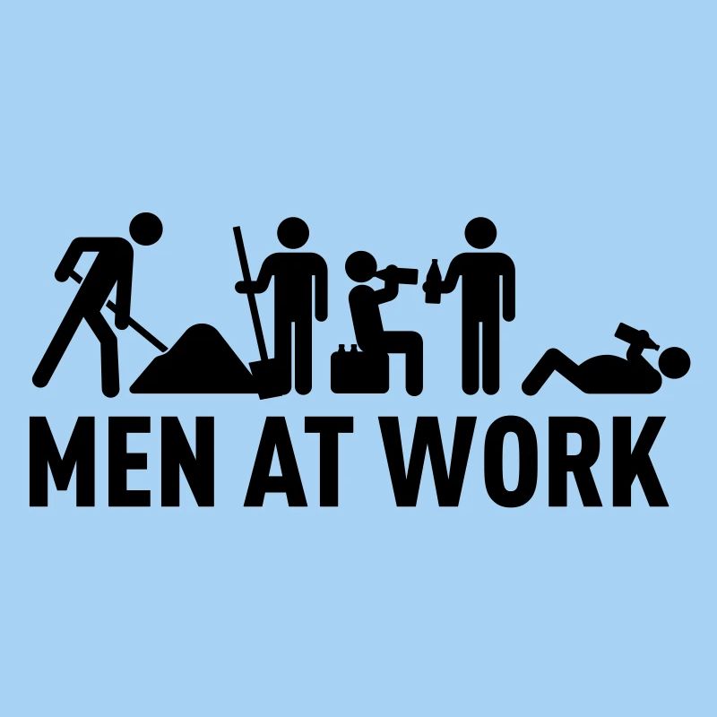 men at work - männer bei der arbeit - bauarbeiter