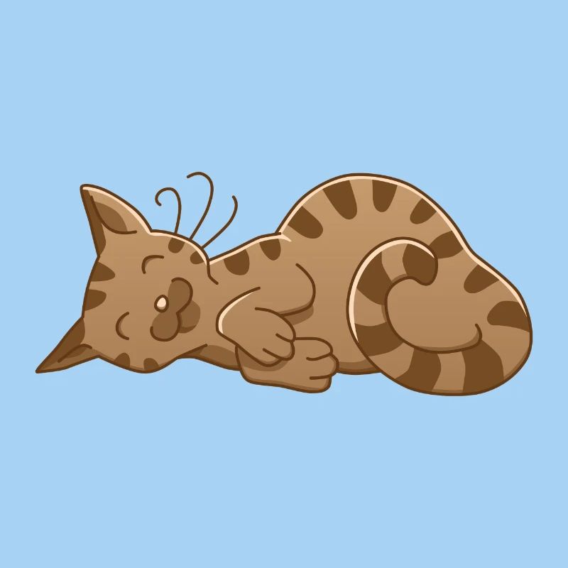 sleeping cat