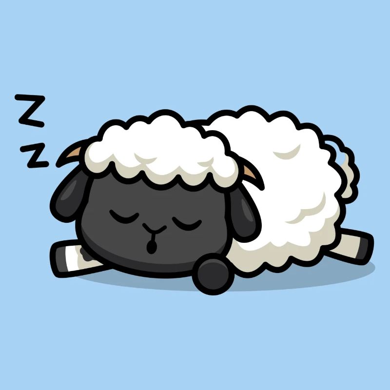 Sleeping lamb