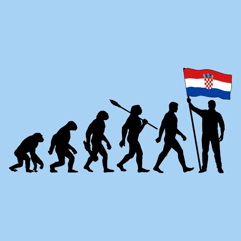 Kroatien - Evolution - Flagge - Nation