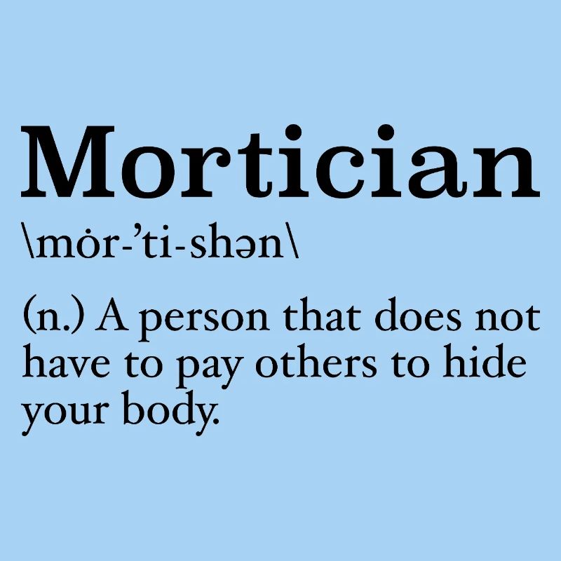 Bestatter Definition Studentin der Leichenkunde