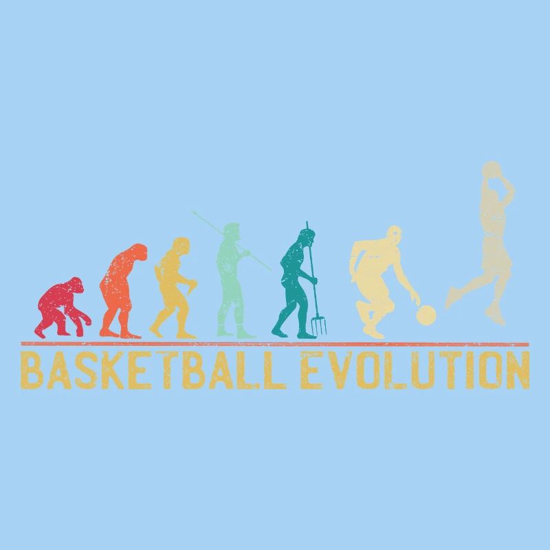 Basketball-Evolutions-Fortschrittsdesign