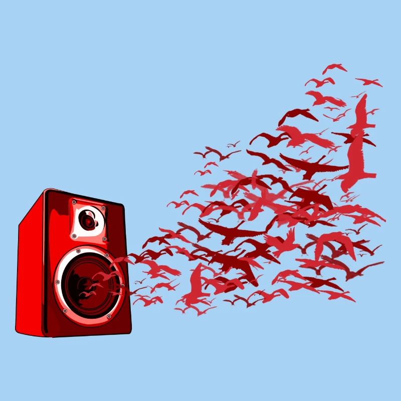Speaker Birds DJ