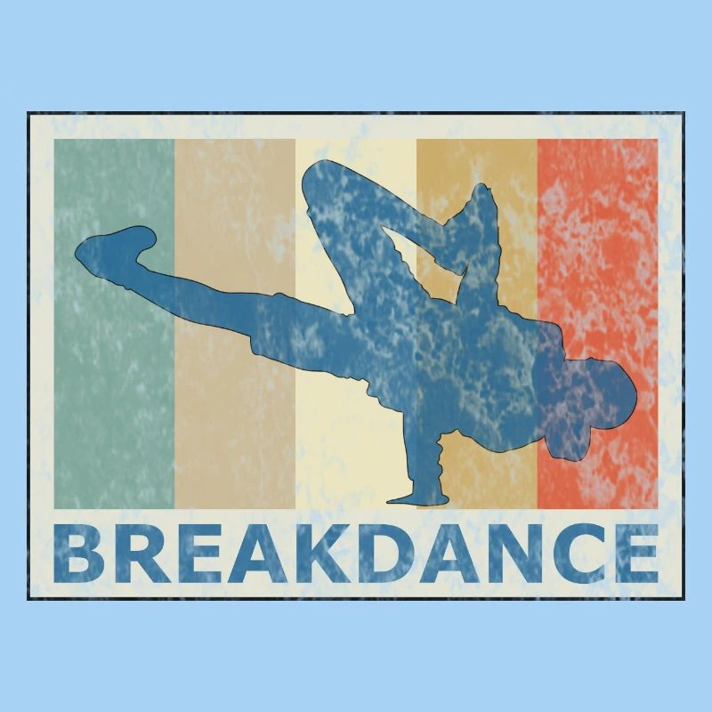 Retro Vintage Style Breakdance Breakdancing Hip Hop