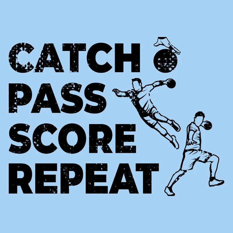 Attraper, passer, marquer, répéter