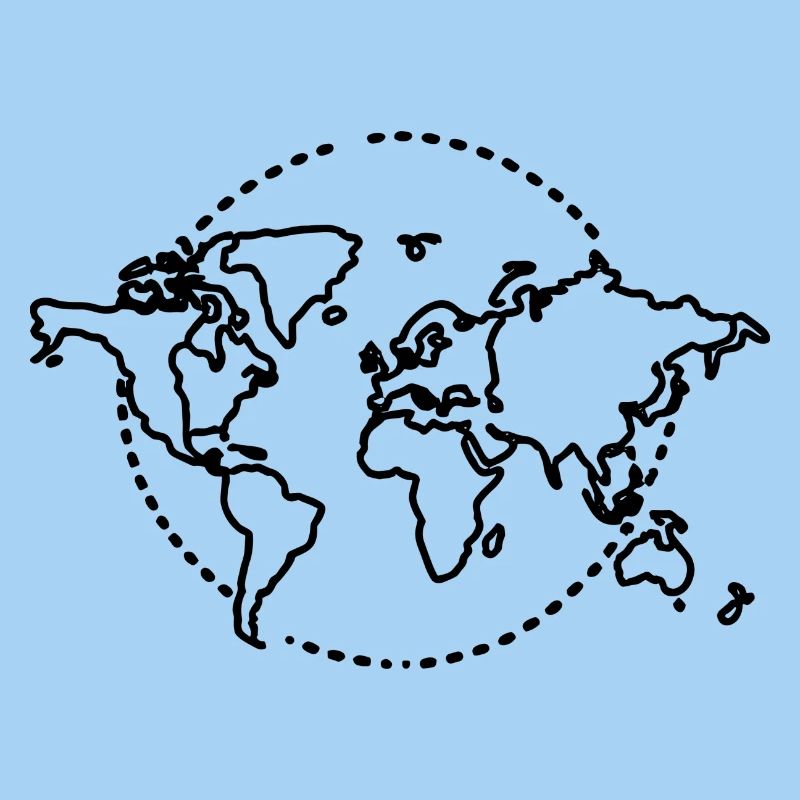 World Map Sketch
