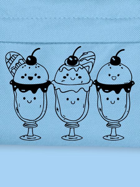 Cartoon Ice Cream Sundae