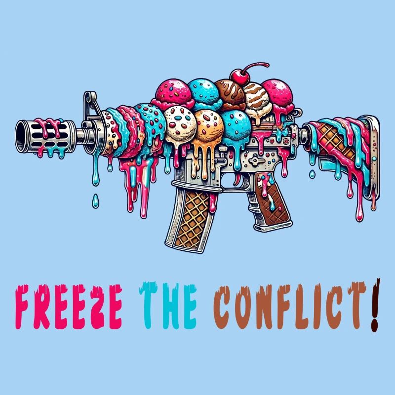 Konflikt eingefrieren Eiscreme