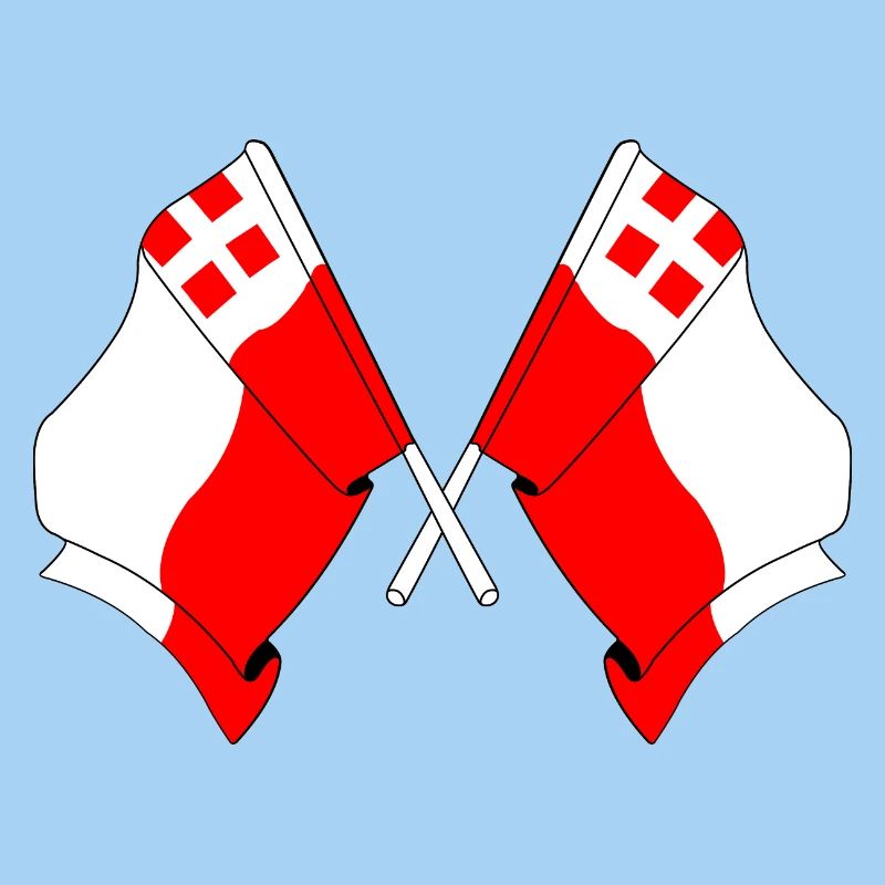 Deux drapeaux de la province d'Utrecht