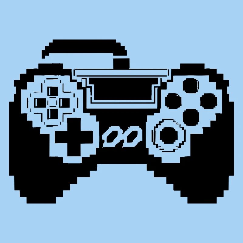 Gamepad Pixel Grafik