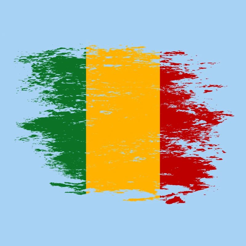 Mali flag used
