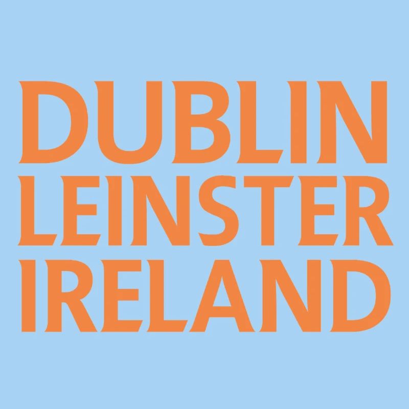 Dublin – Irlande Textdesign