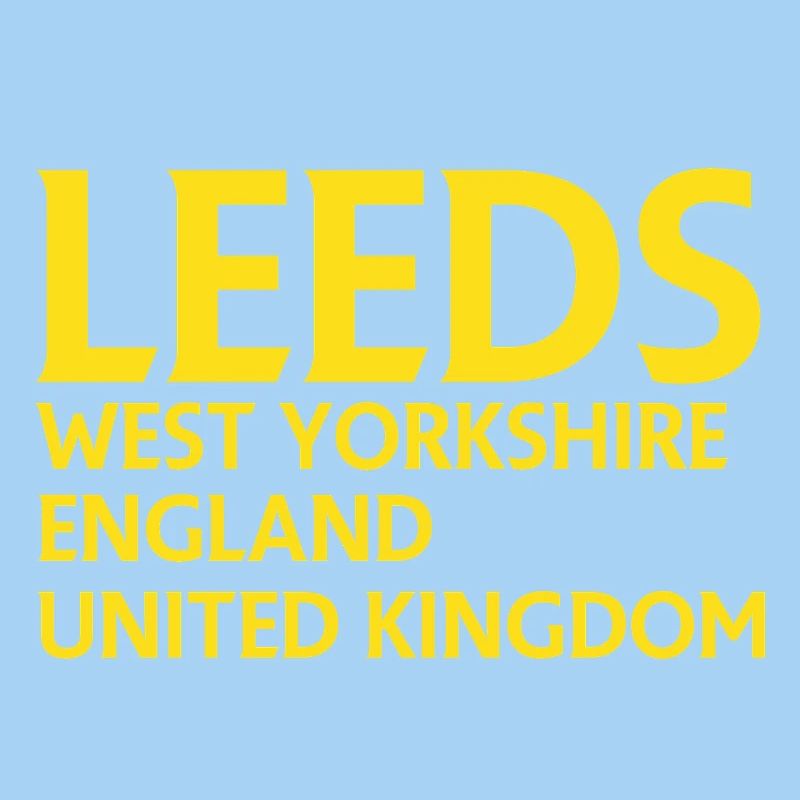 Leeds – England Liedtextdesign