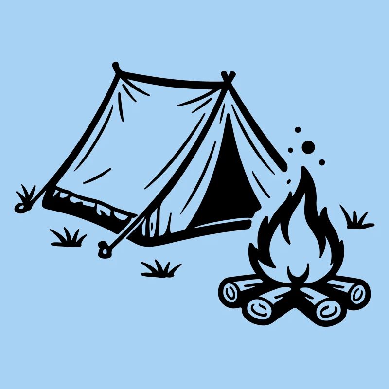 Zelt Lagerfeuer Camping