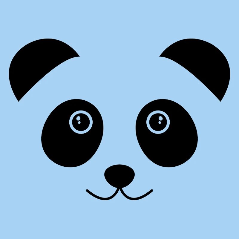 Panda-Gesicht