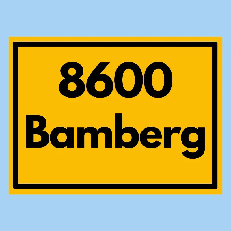 ANCIEN CODE POSTAL RETRO 8600 BAMBERG FRANKEN