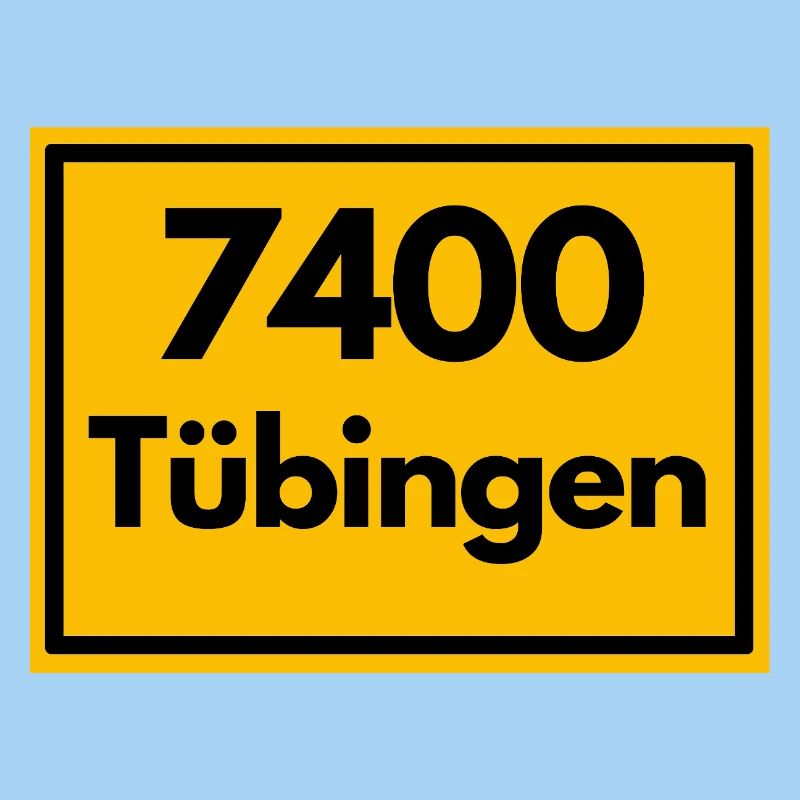 OLD POSTCODE ZIP CODE RETRO 7400 TÜBINGEN - NECKAR