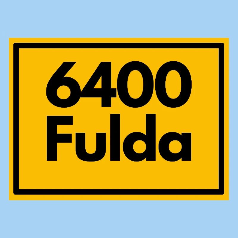 ANCIEN CODE POSTAL RETRO 6400 FULDA - HESSEN