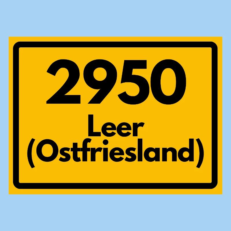 OLD POSTCODE ZIP CODE RETRO 2950 LEER EAST FRISIA