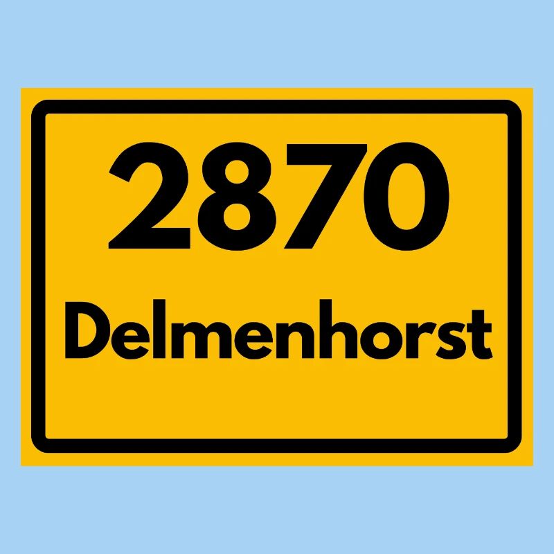 ANCIEN CODE POSTAL RÉTRO 2870 DELMENHORST