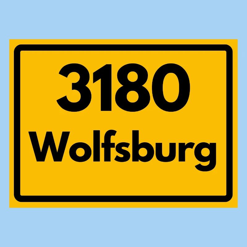 ANCIEN CODE POSTAL RETRO 3180 WOLFSBURG