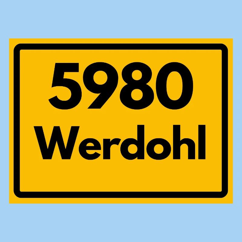 OLD POSTCODE POSTCODE RETRO 5980 WERDOHL HEIMAT