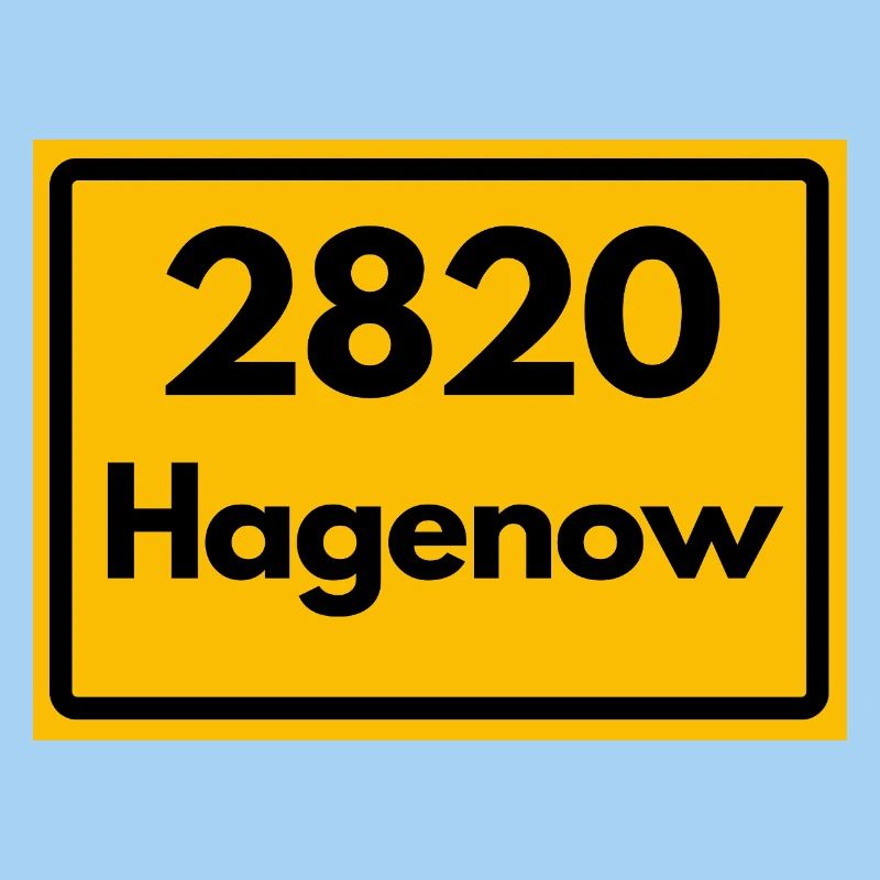 OLD POSTCODE POSTCODE RETRO 2820 HAGENOW HEIMAT