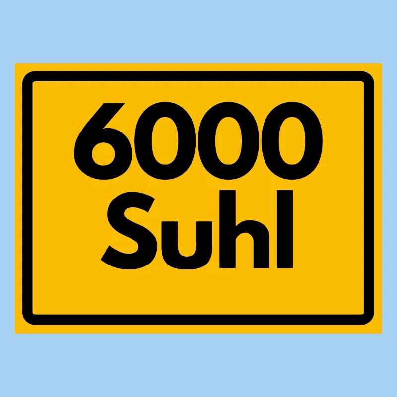 ANCIEN CODE POSTAL 6000 SUHL HEIMATSTOLZ ORIGINAL