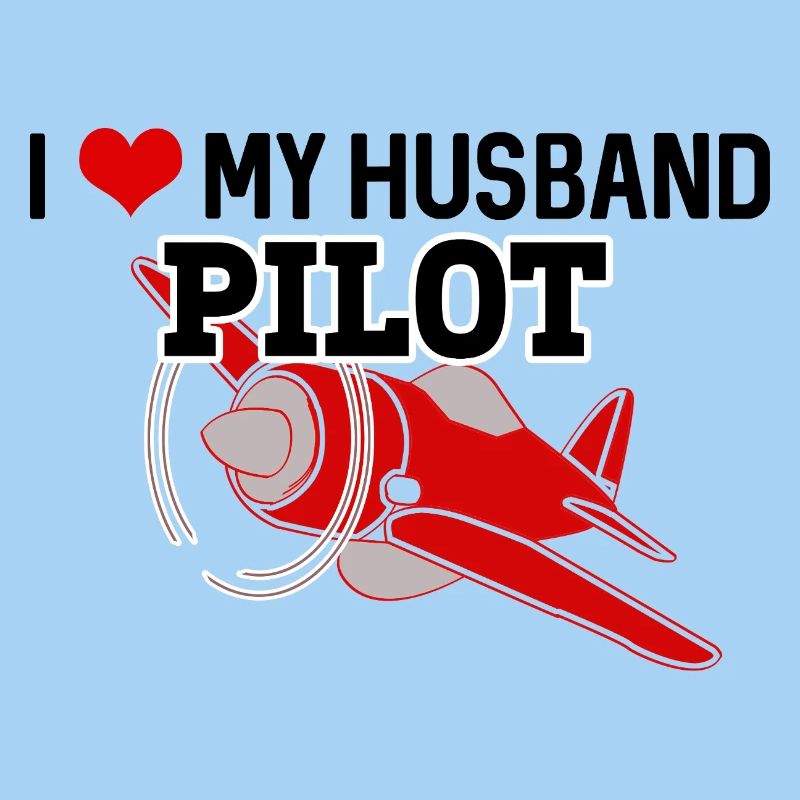 Stolze Frau eines Piloten