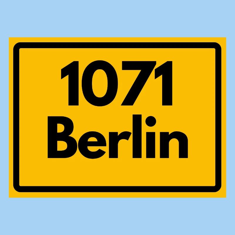 OLD POSTCODE 1071 BERLIN BERLIN OSTALGIE