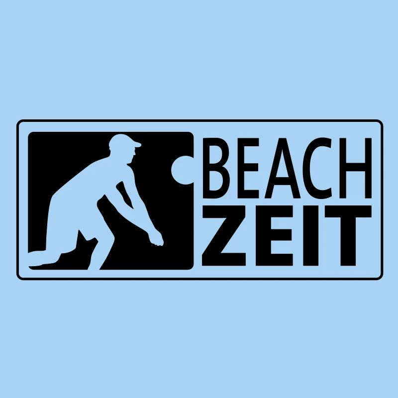Beachvolleyball Bagger (quer)