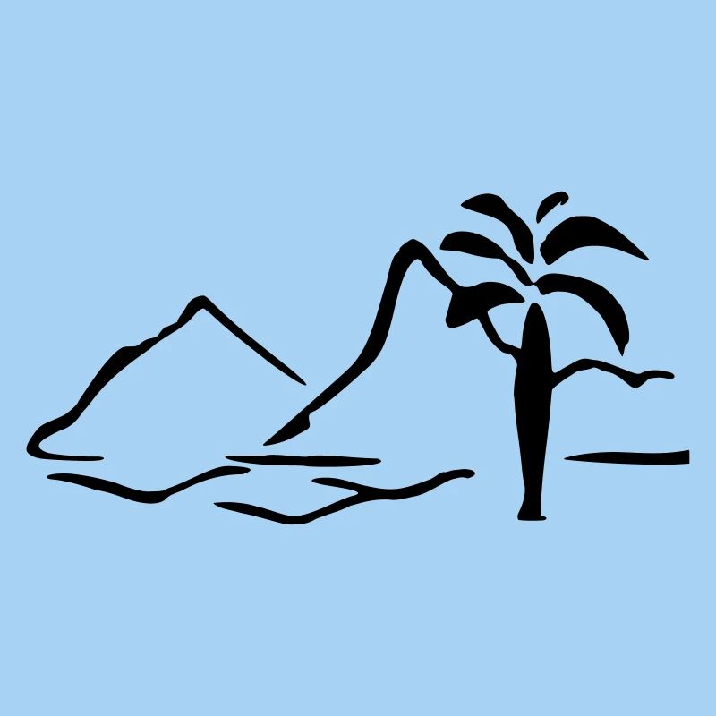 Palme Insel