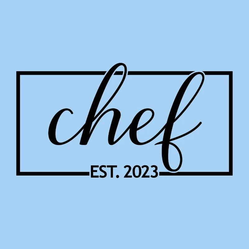 Chef Est. 2023 Graduated Chef Culinary Art Student