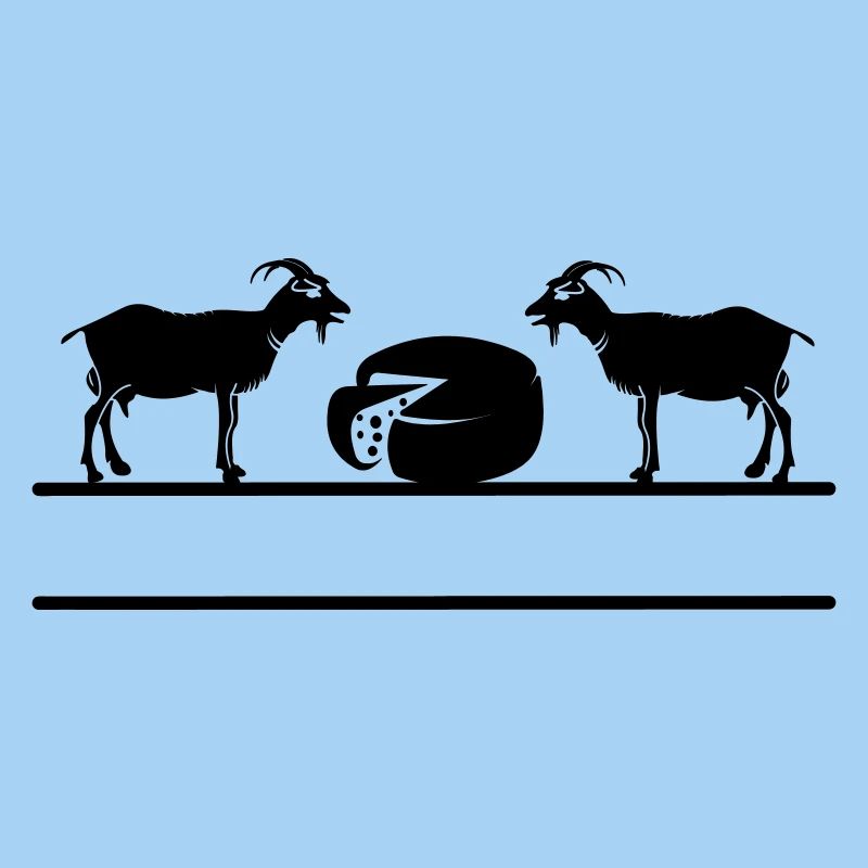 Goat cheese monogram.