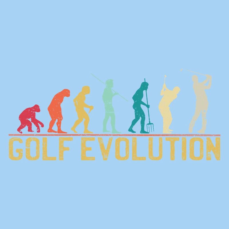 Golf Evolution Silhouette Design