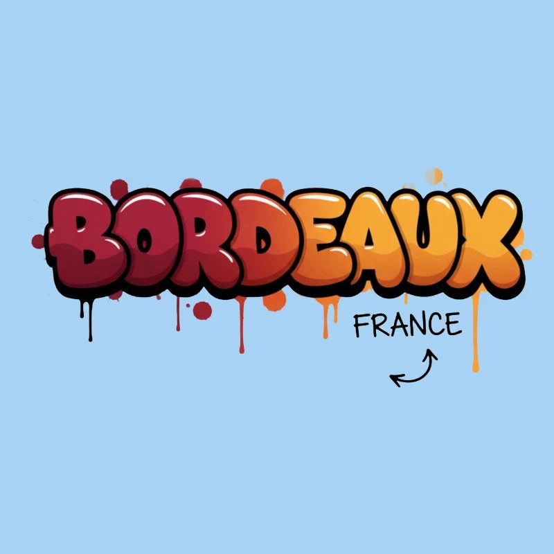 Bordeaux Graffiti Stadtlogo