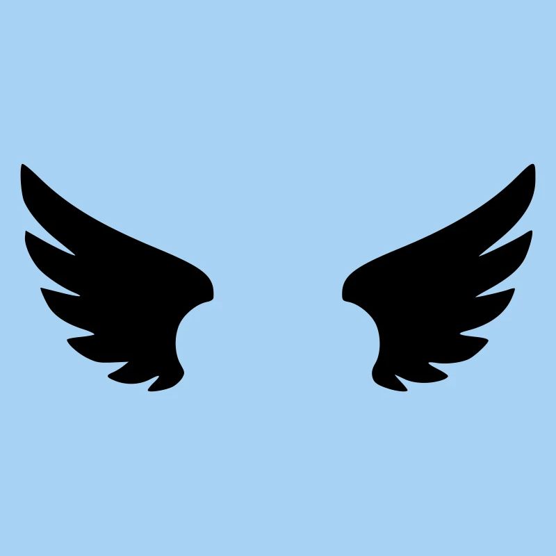 Engel Piktogramm | Schutzengel & Glaube Symbol