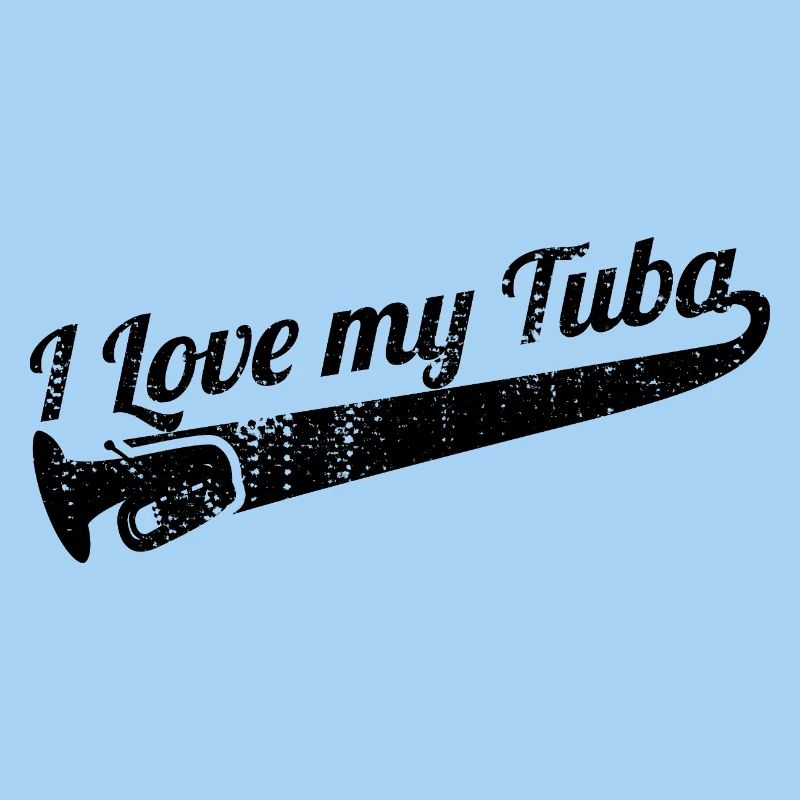 Tuba Spieler Liebe