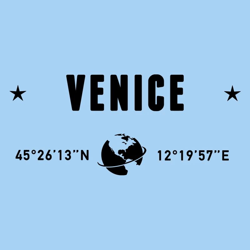 Venice Italy Coordinates Gps Globe