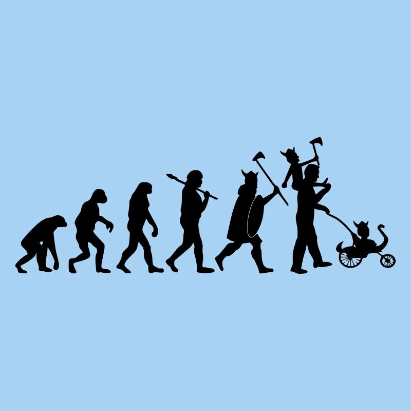 evolution daddy viking