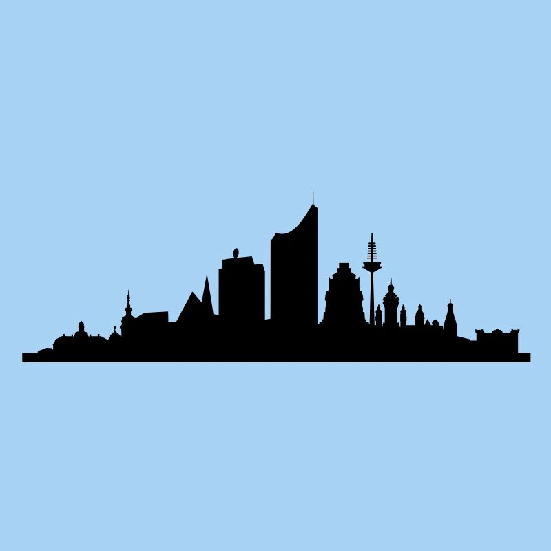 Skyline Leipzig central