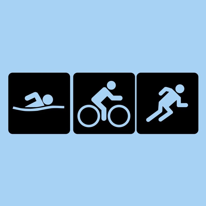 Course de vélo de triathlon